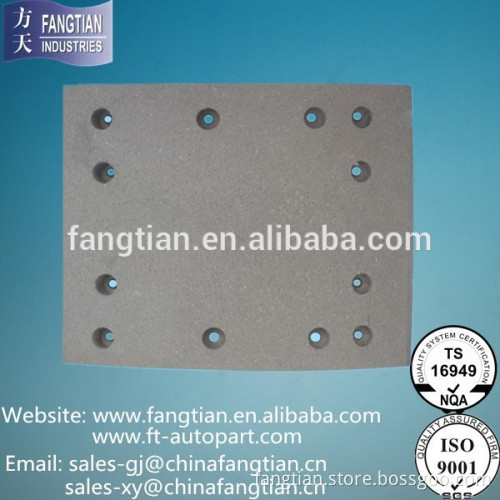 Wear-resisting Asbest0s Brake Lining For Benz Trucks MB186, MB188